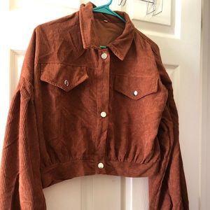 velvet brown jacket